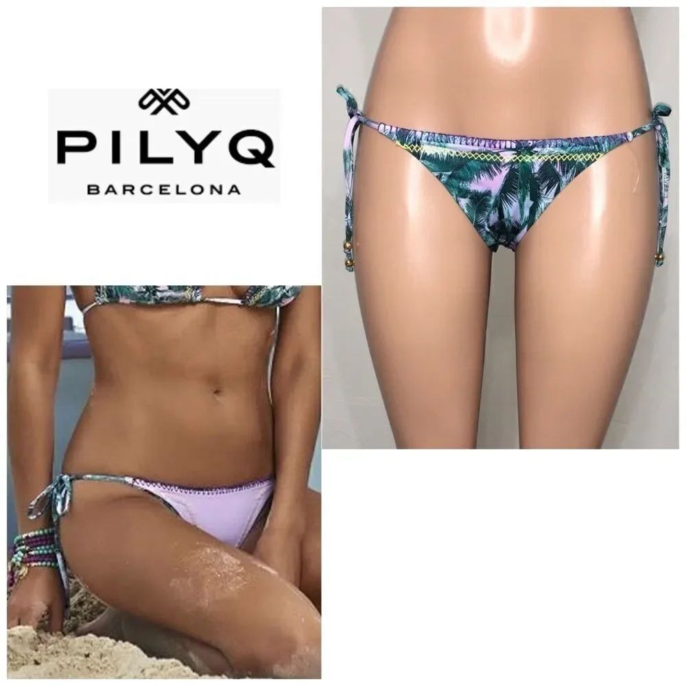PILYQ Reversible bikini full or teeny bottoms.NWT
